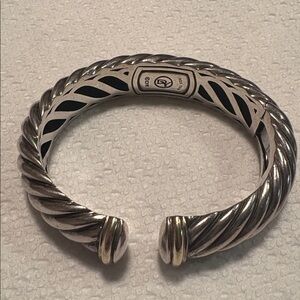 David Yurman cuff bracelet with hinge